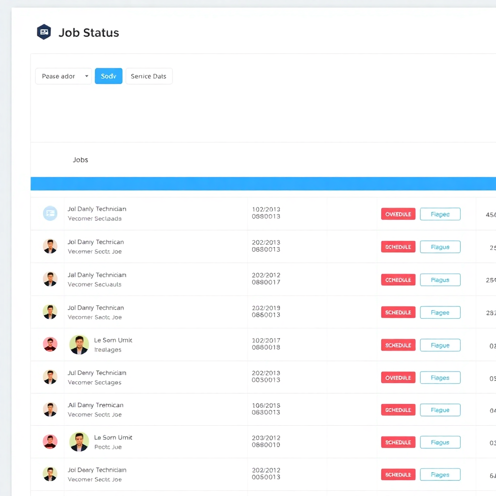 Job management table